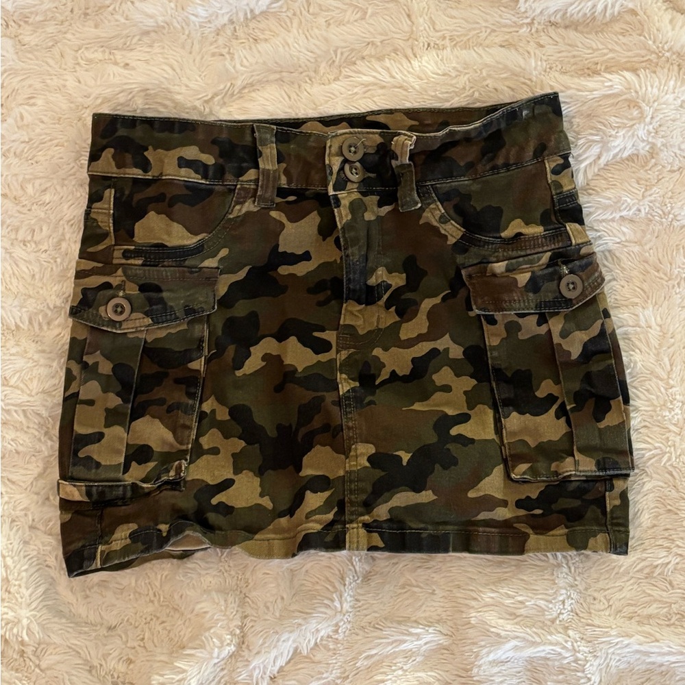 Camouflage Mini Skirt